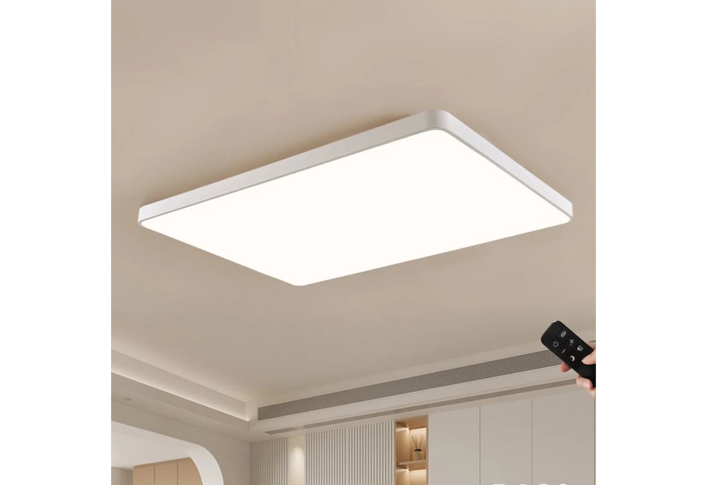 JDONG LED Deckenleuchte dimmbar mit Fernbedienung Rechteckig 65*43/90*55/90*60cm - Bild 2