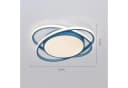JDONG LED Deckenleuchte 50CM Dimmbar Mit Fernbedienung Einstellbar Farbtemperatur 3000-6500K Bild 5