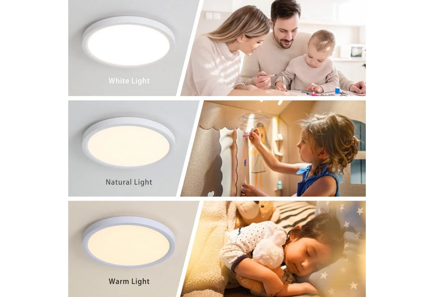 JDONG LED Deckenleuchte RGBIC dimmbar mit Fernbedienung - Bild 3