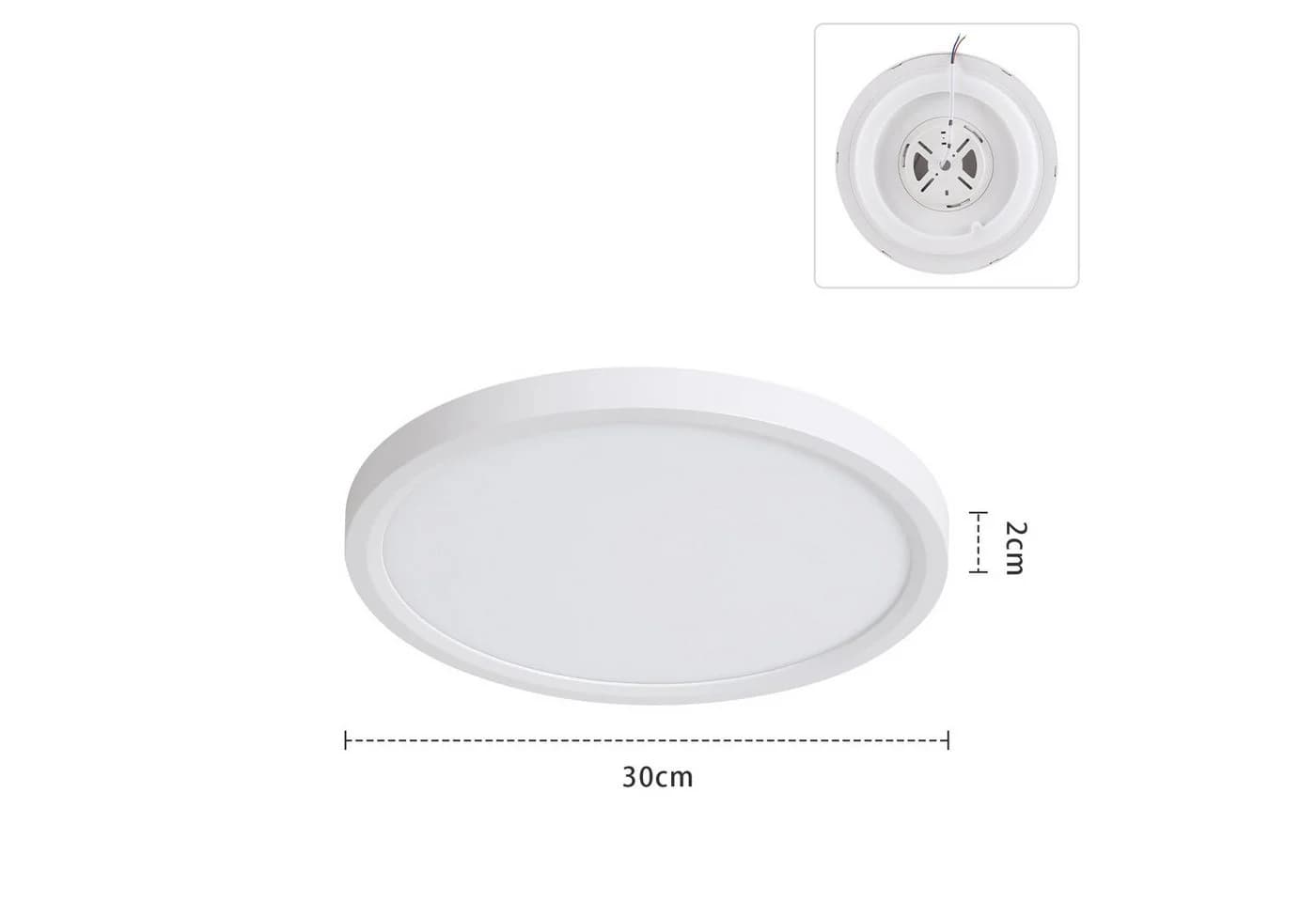 JDONG LED Deckenleuchte RGBIC dimmbar mit Fernbedienung - Bild 5