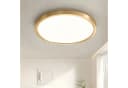 JDONG LED Deckenleuchte Flach Rund Gold 4000K Neutralweiß Bild 2