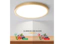 JDONG LED Deckenleuchte Flach Rund Gold 4000K Neutralweiß Bild 3