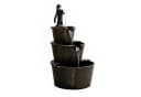 KOMFOTTEU Gartenbrunnen mit Verstellbarer Pumpe Antikbronze Bild 2