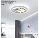 Eurotondisplay LED Deckenleuchte mit Fernbedienung Lichtfarbe warmweiß bis kaltweiß Bild 1