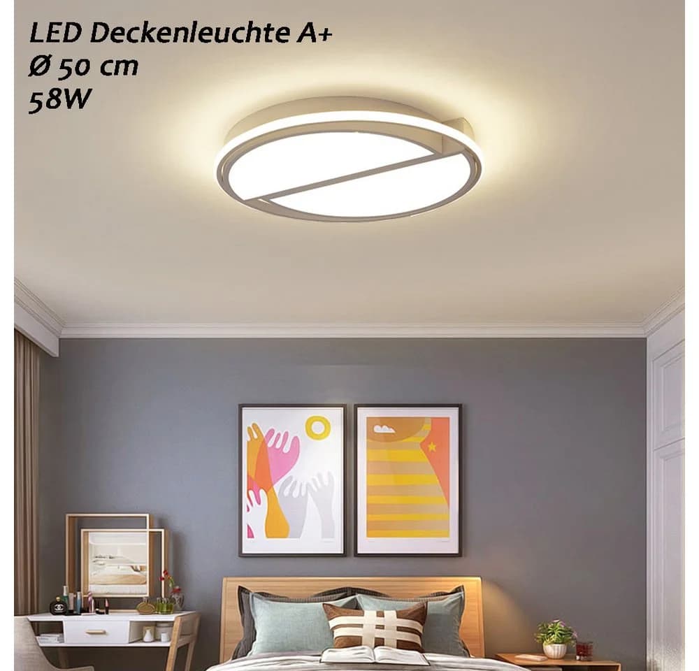 Eurotondisplay LED Deckenleuchte 8990 Dimmbar Warmweiß bis Kaltweiß