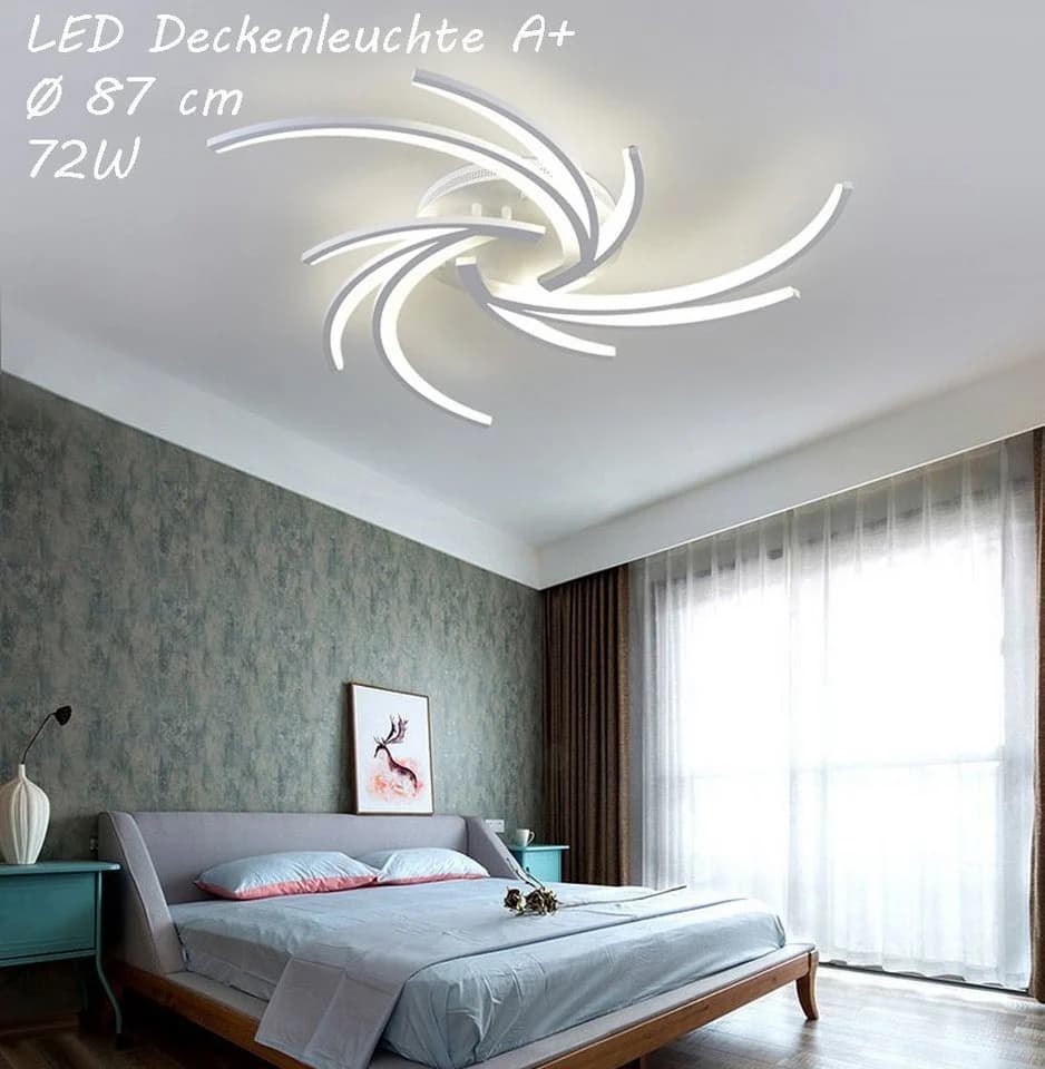 Euroton LED Deckenleuchte 2042 Fernbedienung Weiß - Bild 2