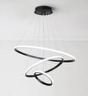 Euroton LED Pendelleuchte 3 Ringe dimmbar Fernbedienung Bild 3