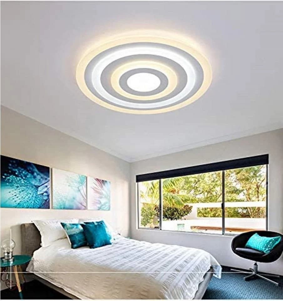 Eurotondisplay LED Deckenleuchte Dimmbar mit Fernbedienung