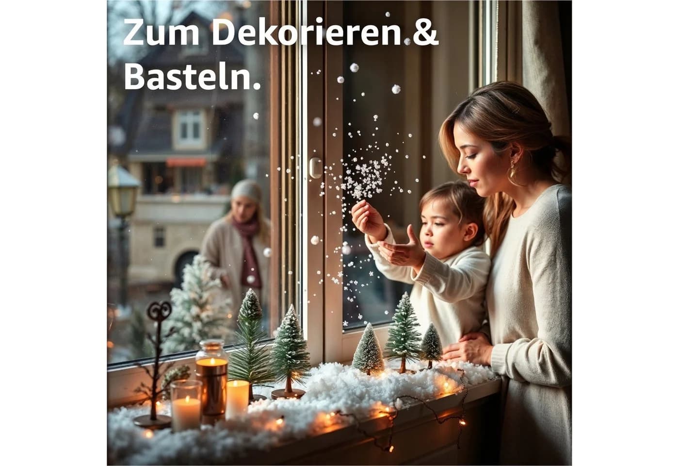 Weihnachtswunder® Streudeko Kunstschnee 1000 ml weich fluffig - Bild 5