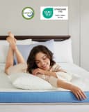 Totnz Gel Memory Foam Topper 7,5 cm H2/H3 Ergonomisch Kühlend Waschbar Bild 4