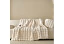 Wohndecke Kuscheldecke Kaninchen Plüsch Decke KEAYOO Kunstfell Bild 5