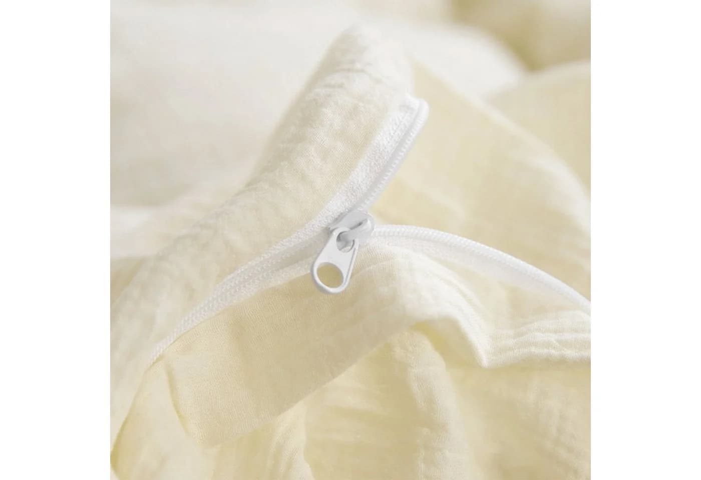 KEAYOO Kissenbezug Double Gauze Muslin Baumwolle Reißverschluss - Bild 4