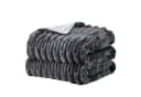 KEAYOO Wohndecke MT09 Sherpa Fleece Dunkelgrau 200x230 cm Bild 2