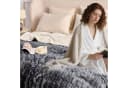 KEAYOO Wohndecke MT09 Sherpa Fleece Dunkelgrau 200x230 cm Bild 5