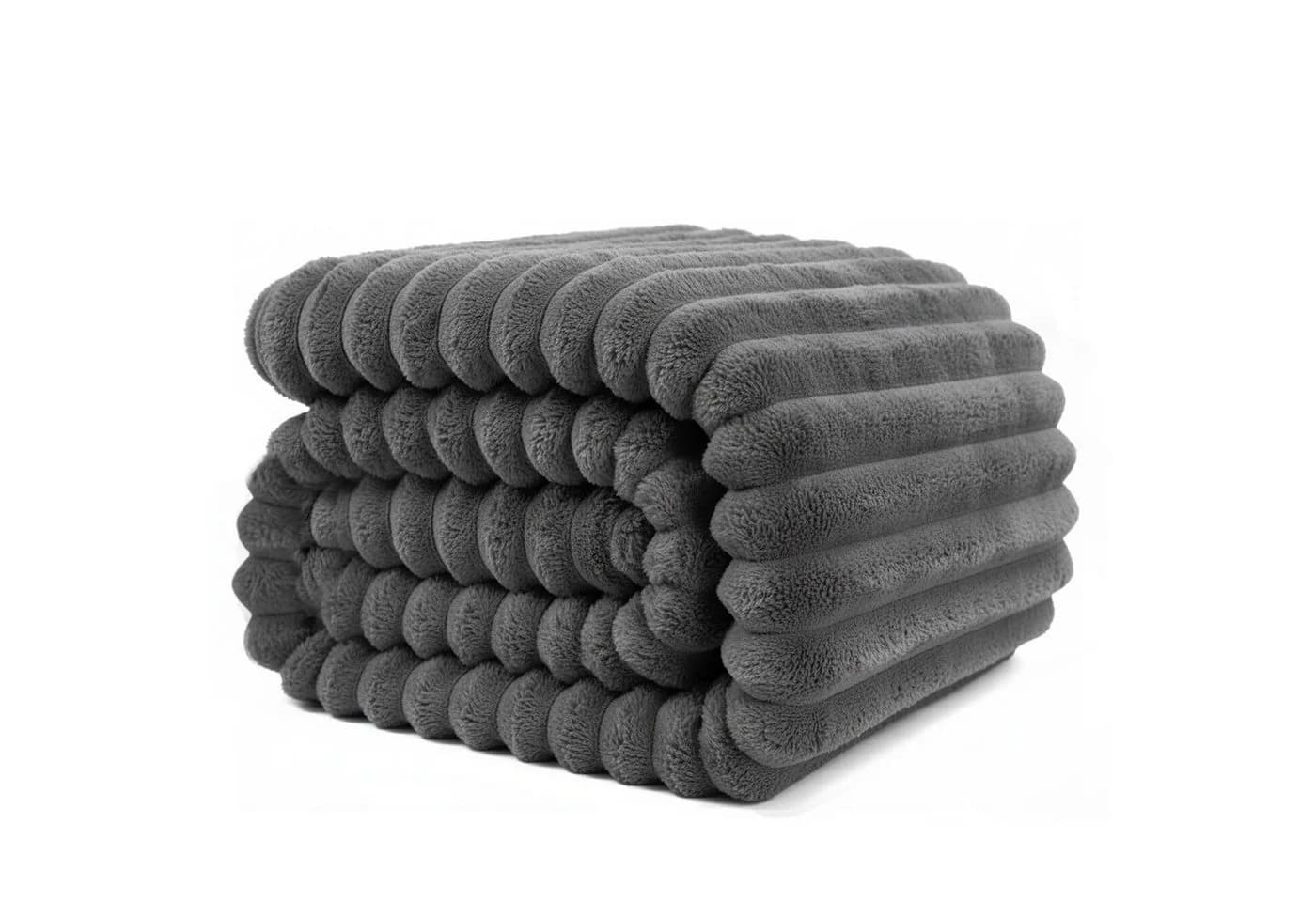 KEAYOO Wohndecke MT08 Mikrofaser Grau 150x200cm - Bild 2