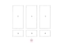 IKHEMalarka 3D Wandpaneel Set – 24 Leisten (6×40 cm, 12×60 cm, 6×125 cm) für 6 Wandrahmen Bild 5