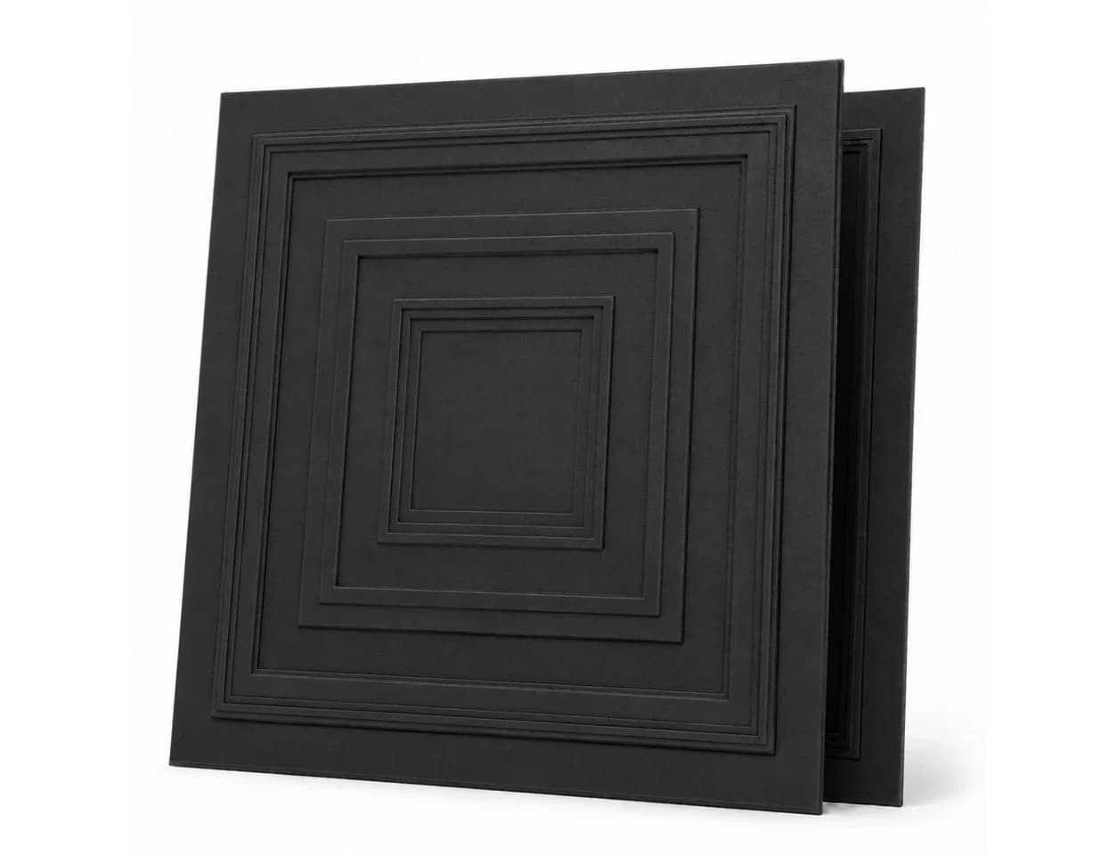 IKHEMalarka 3D Wandpaneel Schwarz Polystyrol XPS Dekor - Bild 2