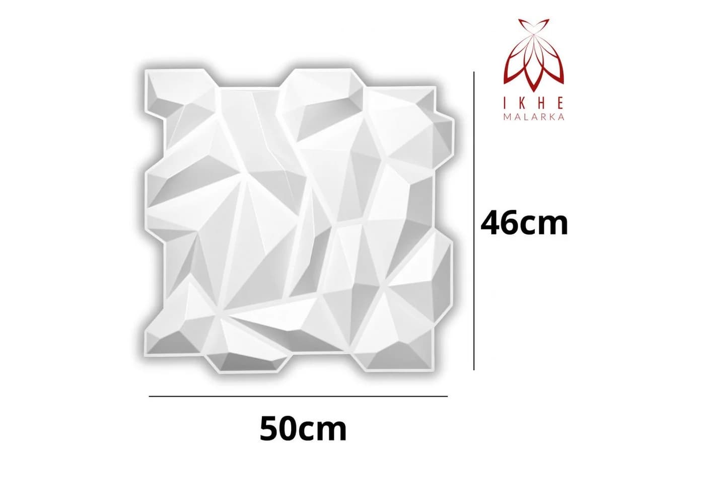 IKHEMalarka 3D Wandpaneel Kunststoff Wand Decke 3D Stein Optik