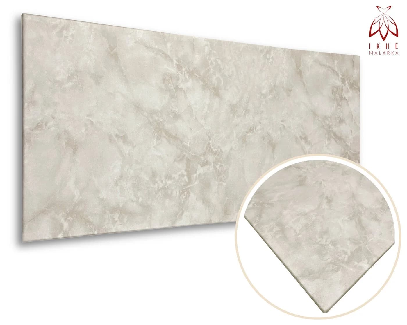 IKHEMalarka 3D Wandpaneel Betonoptik Grau/Beige Polystyrol XPS - Bild 2