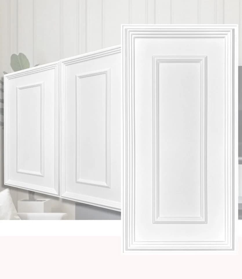 IKHEMalarka 3D Wandpaneel PVC Weiß Italienisches Design - Bild 2