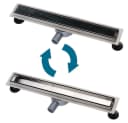 euroharry Duschrinne Edelstahl Bodenablauf 360° Befliesbar Bild 2