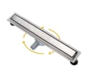 euroharry Duschrinne Edelstahl Bodenablauf 360° Befliesbar Bild 3