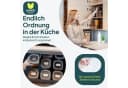 uandu home Vorratsdosen Set Luftdicht BPA-Frei Transparent Weiß Bild 1
