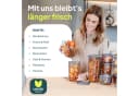 uandu home Vorratsdosen Set Luftdicht BPA-Frei Transparent Weiß Bild 5