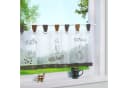 Joyswahl Scheibengardine Sophie 1 St. Schlaufen Transparent Voile Bistrogardine Kaffee-Store Muster Bild 1