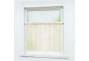 Joyswahl Scheibengardine 2 St. Transparent Voile Kurzstores Beige Bild 1