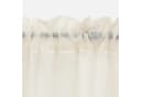 Joyswahl Scheibengardine 2 St. Transparent Voile Kurzstores Beige Bild 4