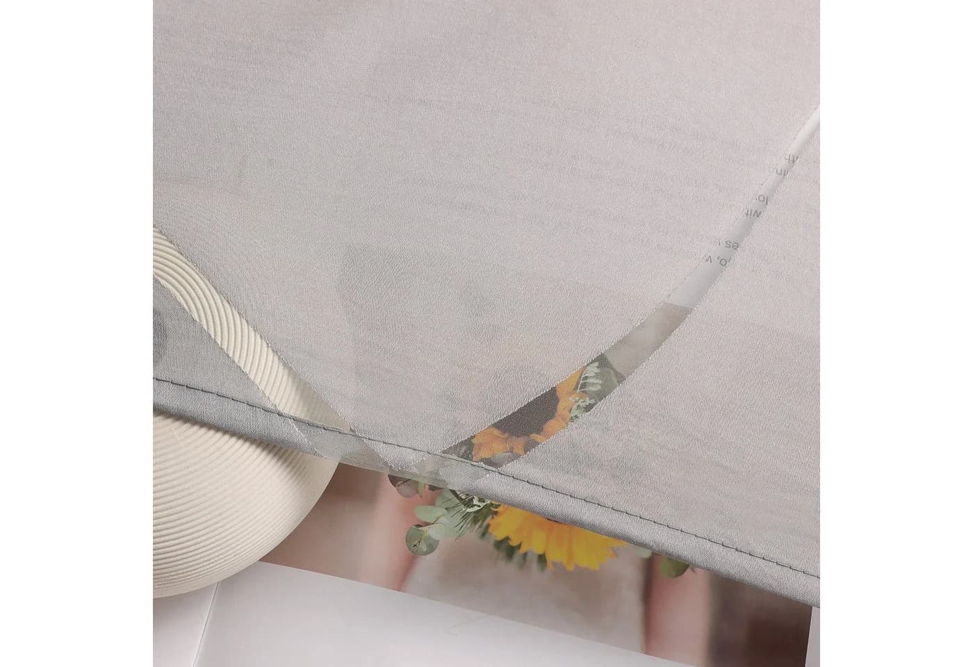 Joyswahl Schiebegardine 2 St. Schlaufen Transparent Voile - Bild 5