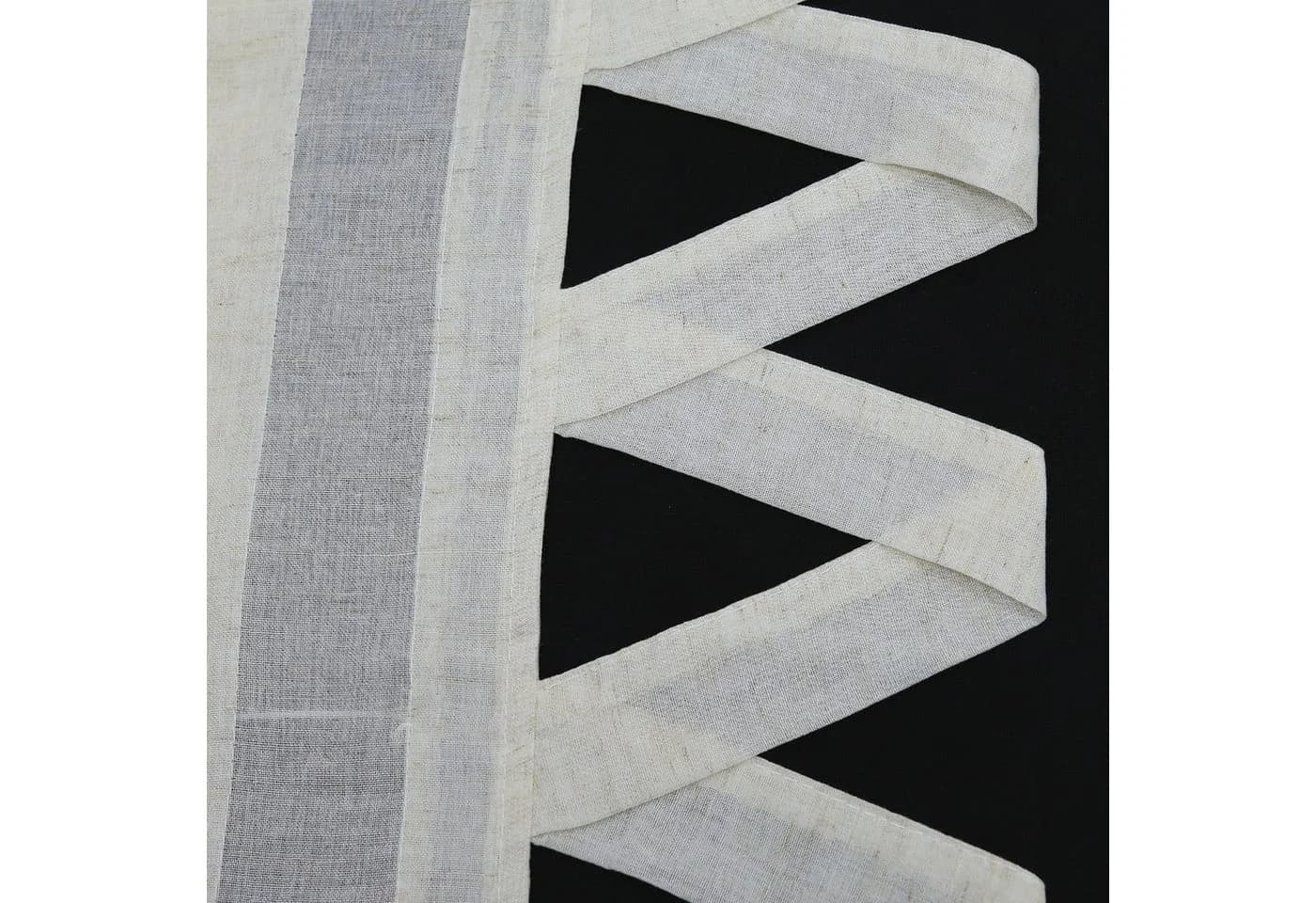 Delien Raffrollo Tilla mit V-Schlaufen Braun - Bild 4