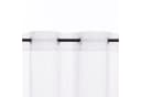 Yujiao Mao Scheibengardine 1 St. Ösen Transparent Satinband Voile Weiß Schwarz Bild 4