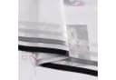 Yujiao Mao Scheibengardine 1 St. Ösen Transparent Satinband Voile Weiß Schwarz Bild 5