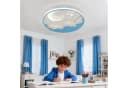RRBEST LED Deckenleuchte Kinder Stern Mond Dimmbar Fernbedienung Blau Bild 1