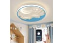 RRBEST LED Deckenleuchte Kinder Stern Mond Dimmbar Fernbedienung Blau Bild 2