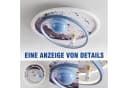 RRBEST LED Deckenleuchte Kinder Dimmbar Mond Astronaut Design Blau Bild 5