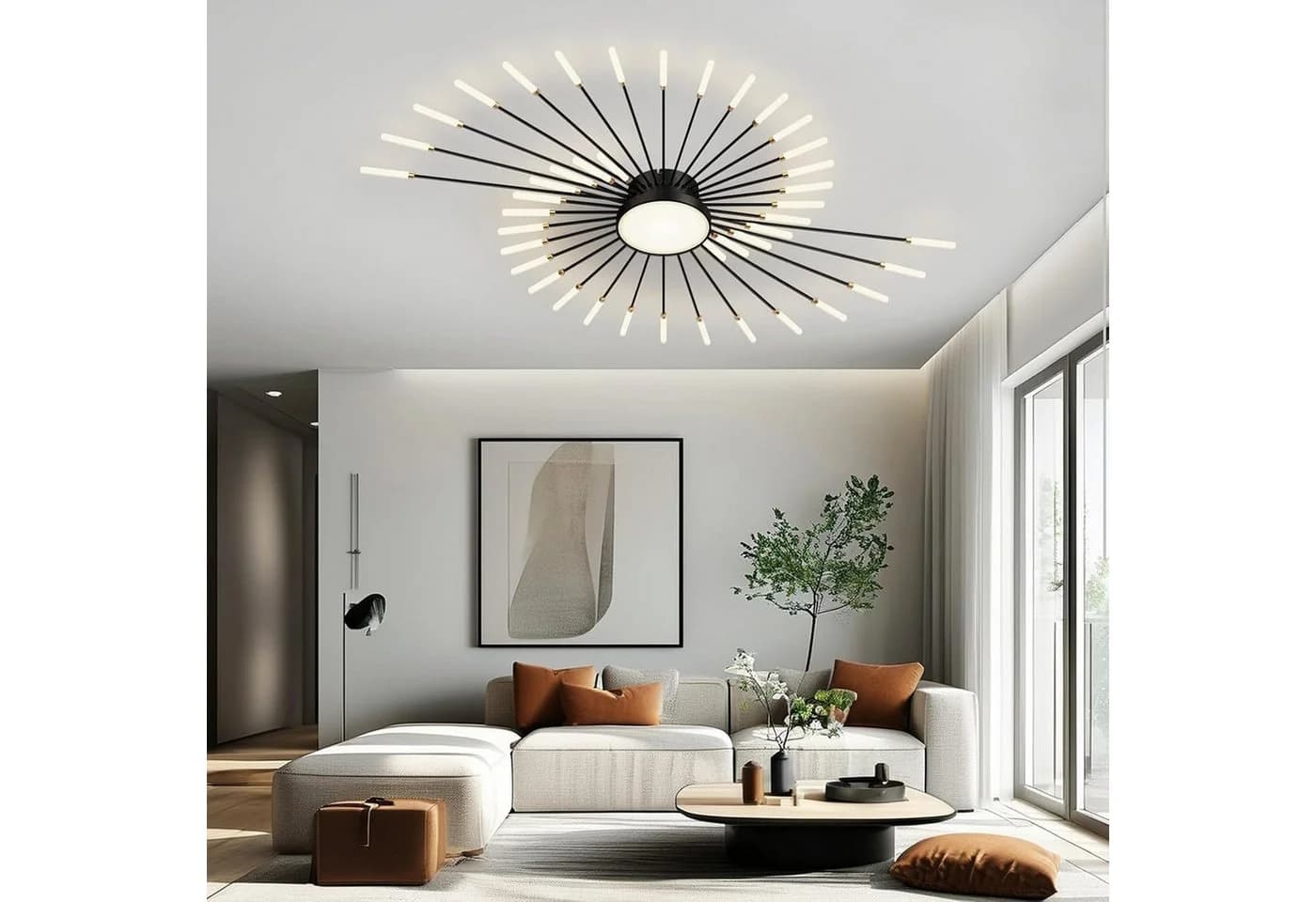 RRBEST LED Deckenleuchte Modern Schwarz Minimalistisch - Bild 4