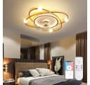 RRBEST Deckenventilator mit Beleuchtung, Modern, Gold Bild 3