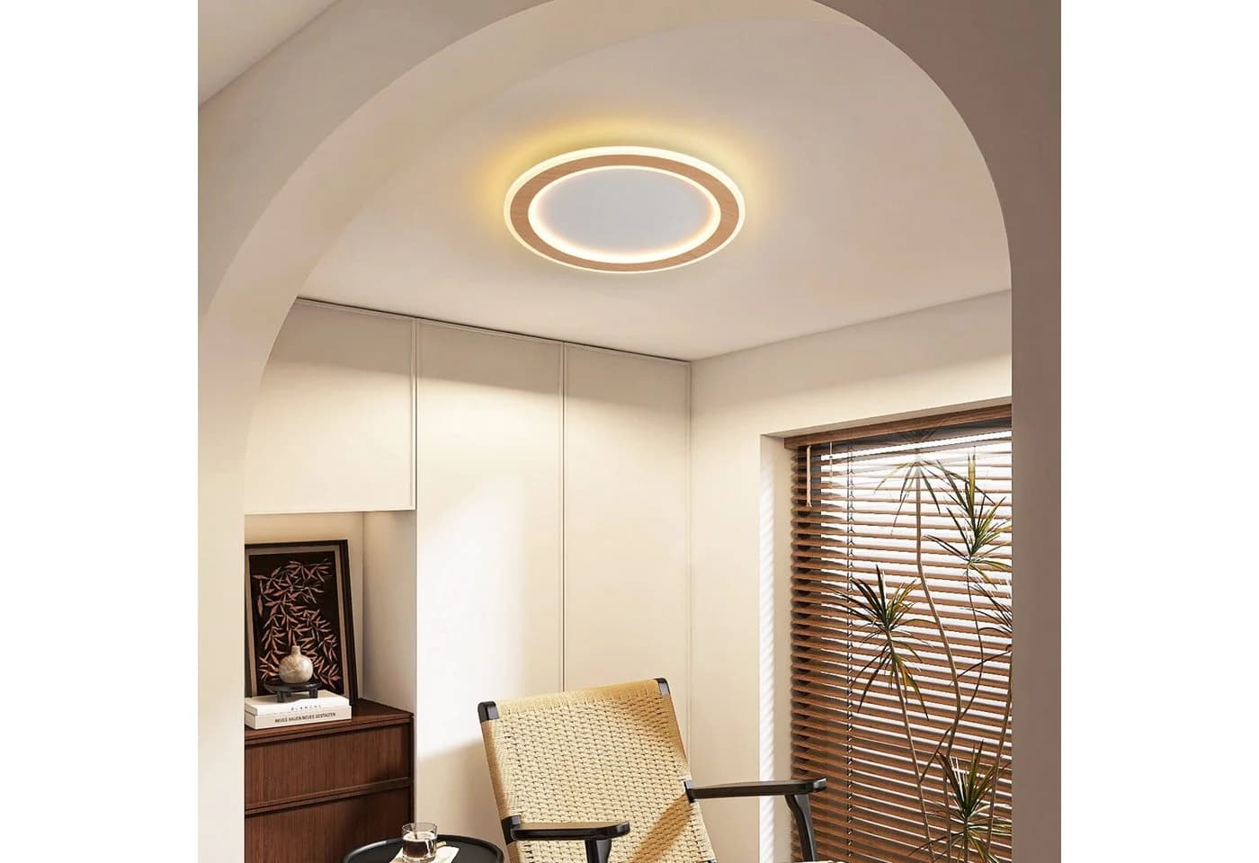RRBEST LED Deckenleuchte 72cm Dimmbar mit Fernbedienung