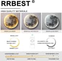 RRBEST LED Deckenleuchte Mond 3D-Druck Dimmbar mit Fernbedienung Bild 5