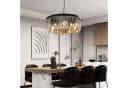 RRBEST Kronleuchter Grau Kristall Modern Bild 3