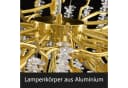 RRBEST Moderner Kristall-Kronleuchter Dimmbar Gold Bild 5