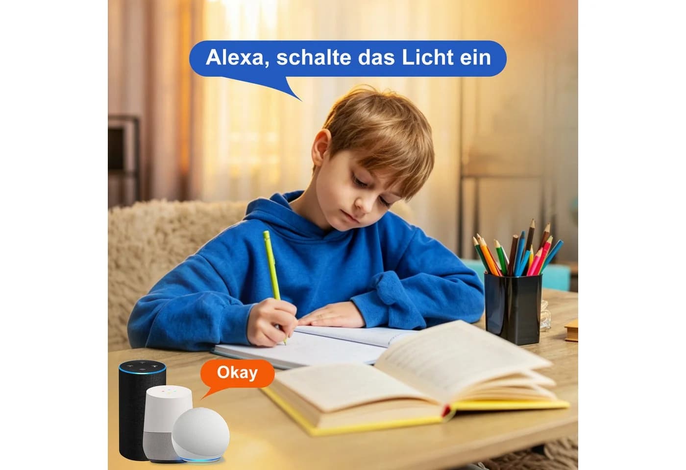 RRBEST LED Deckenleuchte Mond Astronaut Dimmbar Fernbedienung Kinderzimmer - Bild 5