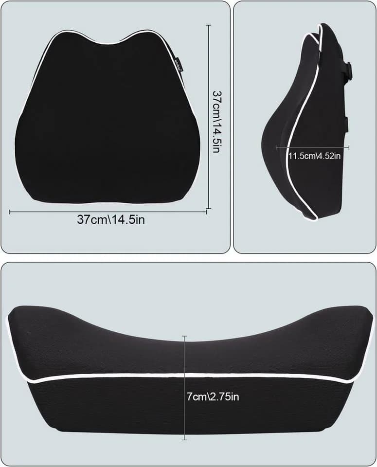 SinLaw Sitzkissen Auto-Kissen Memory Foam Lendenkissen Orthopädisches Sitzkissen - Bild 3