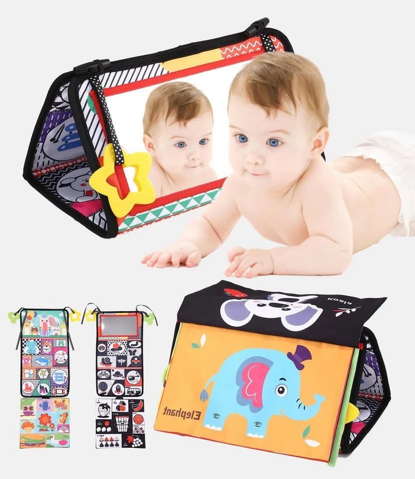 SinLaw Lernspielzeug Baby-Spiegelspielzeug Bunt Montessori-Spielzeug - Bild 5