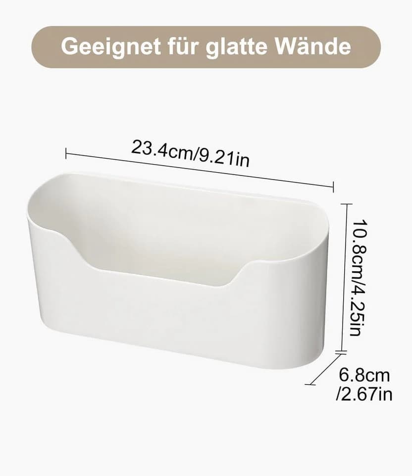SinLaw Küchenorganizer-Set Küchenschranktür-Stapelbox, selbstklebend an der Wand montiert, (2-tlg)