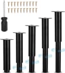 SinLaw Möbelfuß Satz höhenverstellbar 18-34 cm (5-St) mit Schraubendreher Bild 2