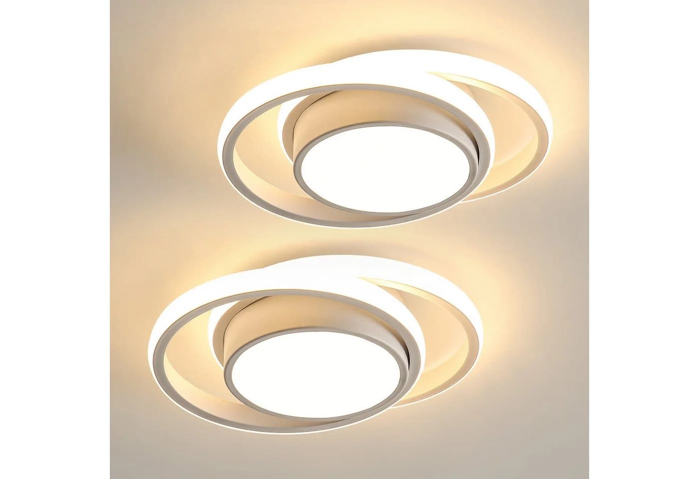 Riserva LED Deckenleuchte Rund 2er Set 36W Warmweiß - Bild 2